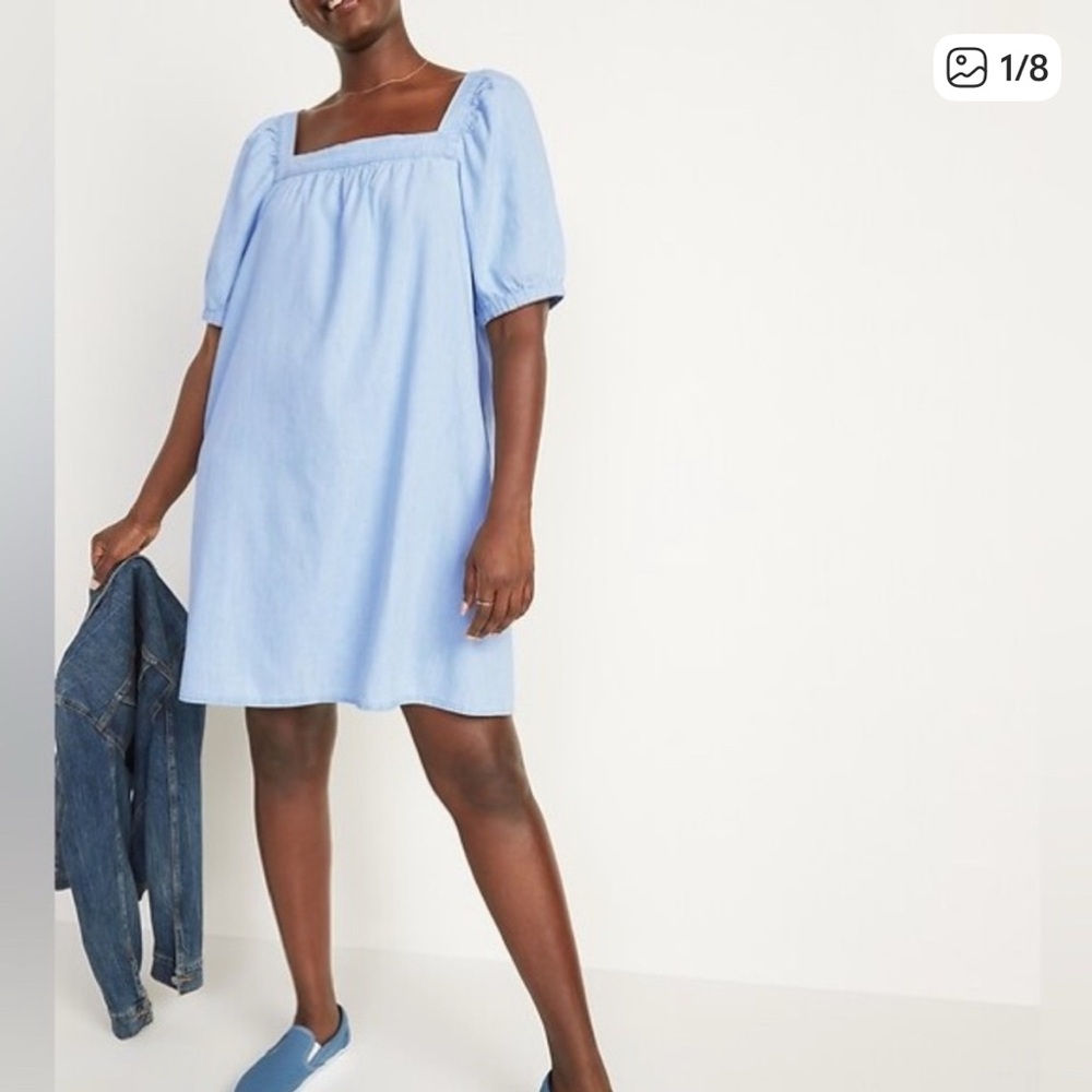 Old Navy Light Blue Mini Dress